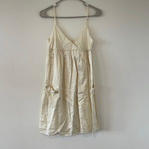 Cream Magic dress WITH POCKETS